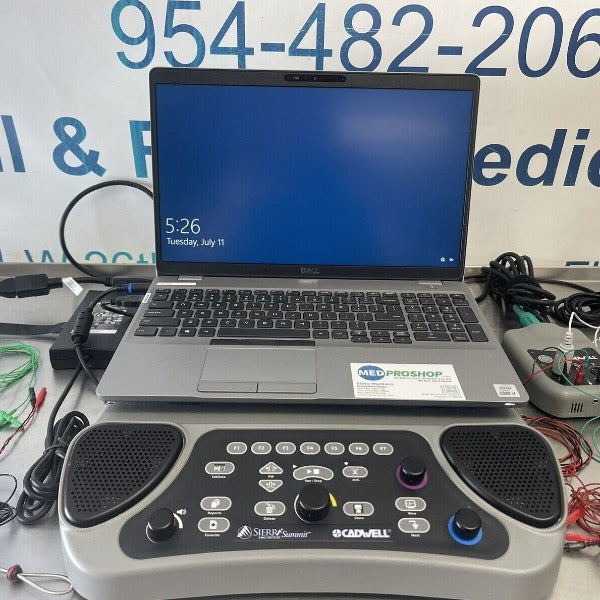 Cadwell Sierra Summit EMG/NCV/EP system, 2 channels Win 10 Laptop, SOLD - MedProShop