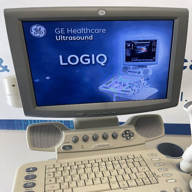 2007 GE LOGIQ P5 Ultrasound System with 4D3C-L , E8C Transducer & Printer - MedProShop