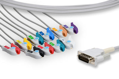 Mortara > Burdick Compatible Direct-Connect EKG Cable - MedProShop