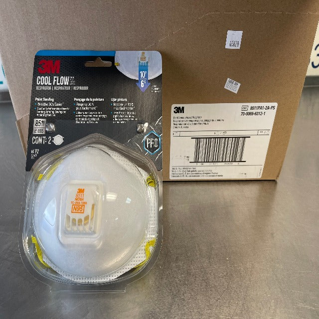 3M 8511 Cool Flow Valve Respirator - MedProShop