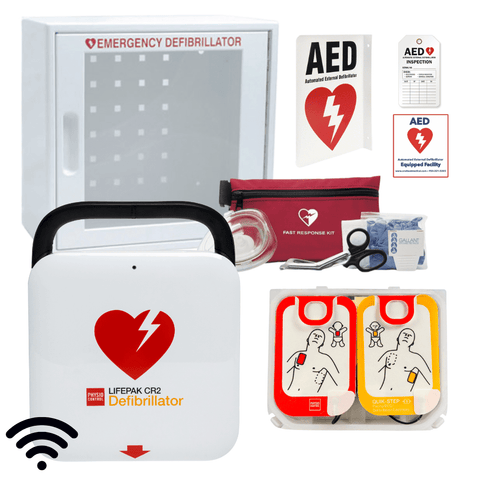 LIFEPAK CR2 AED Complete Business Package - MedProShop